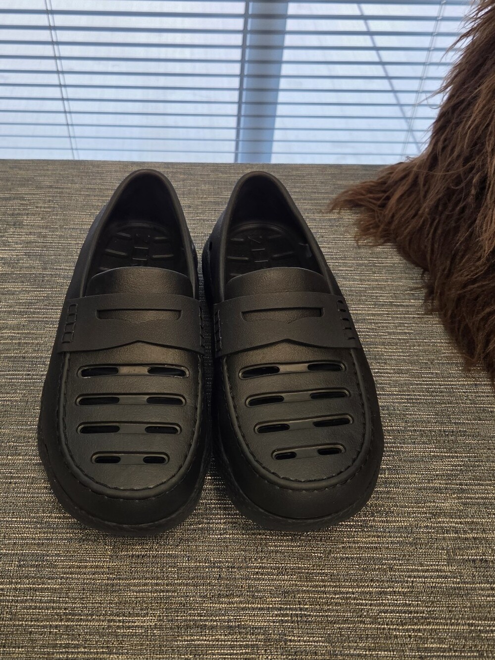 COLE HAAN ZeroGrand 360 Black Rubber Loafers